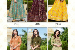 Kajal Style Fashion Colorbar 6 Rayon Long Kurti Design 7001 to 7009 Series (9)