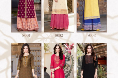 Kajal Style Fashion Lable 8 Rayon Kurti With Palazzo Design 8001 to 8010 Series (5)