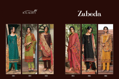 Kalakirti Zubeda With Pure Bamberg Dupatta Design 101 to 106