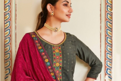 Kalarang Mahal Parampara Silk Salwar Suit Design 3361 to 3364 Series (1)
