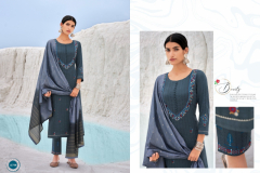 Kalaroop By Kajree Carties Silk Kurti With Pant & Dupatta Design 12735 to 12740 Series (2)