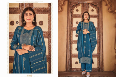 Kalaroop By Kajree Erika Jacquard Kurti With Bottom & Dupatta Design 13616 to 13621 Series (4)