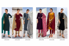 Kalaroop Naira Silk Kurti With Bottom and Dupatta Design 12741 to 12746 Series (8)