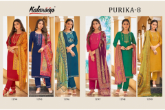 Kalaroop Purika 8 Lining Silk Kurti With Botton & Dupatta Collection Design 13744 to 13749 Series (7)