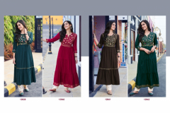 Kalaroop Zoya Rayon Kurti Design 12939 to 12942 Series (6)