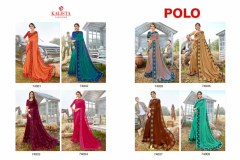 Kalista Fashion Polo Georgette Saree Design 74001 to 74008 8