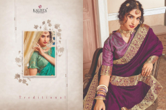 Kalista Fashion Saree Aayushi Vichitra With Fancy Design 601 to 606 2
