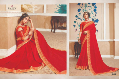 Kalista Fashion Saree Aayushi Vichitra With Fancy Design 601 to 606 5