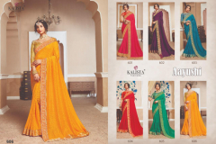 Kalista Fashion Saree Aayushi Vichitra With Fancy Design 601 to 606