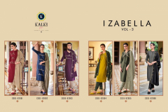 Kalki Fashion Izabella Vol 3 Kurti With Bottom & Dupatta Design 92001 to 62006 Series (16)