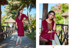 Kanika Anuroop Vol 04 Ruby Silk Kurtis Design AR-29 to 38 4