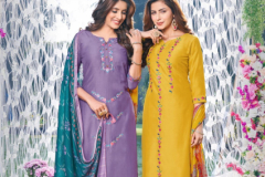 Karissa Raas Vol 06 Viscose Chinon Kurti With Bottom & Dupatta Collection Design 1201 to 1206 Series (1)