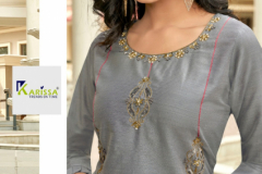 Karissa Trends Riwaaz Long Slub Silk Design 1001 to 1006 7