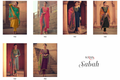 Karma Trendz Sabah 945 to 950 Series Muslin Embroidery Design 945 to 950 12