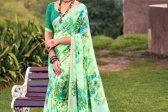 Kashvi Creation Jhankaar Georgette Floral Prints Saree Design 2421 to 2428 Series (11)