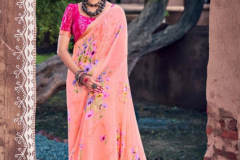 Kashvi Creation Jhankaar Georgette Floral Prints Saree Design 2421 to 2428 Series (7)