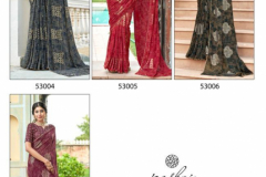 Kashvi Crection Lavanya Designer Gold Printed With Fancy Blouse Design 53001 to 53010 Series (12)