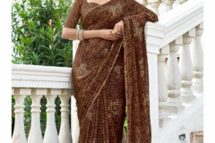 Kashvi Crection Lavanya Designer Gold Printed With Fancy Blouse Design 53001 to 53010 Series (17)