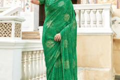 Kashvi Crection Lavanya Designer Gold Printed With Fancy Blouse Design 53001 to 53010 Series (2)