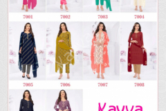 Kavya Suit Gulnaaz Vol 07 Pure Cotton Readymade Suits Collection Design 7001 to 7010 Series (2)