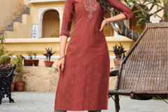 Keeloo Pagalee Vol 1 Viscose Stripe Stright Kurti Collection Design 1001 to 1006 Series (4)