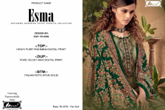 Kesar Esma Pasmina Velvet Dupatta Collection Design 8301 to 8306