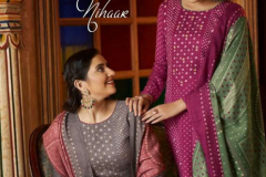 Kesari Trendz Nihaar Pashmina Print Salwar Suits Design 1401 to 1408 Series (1)