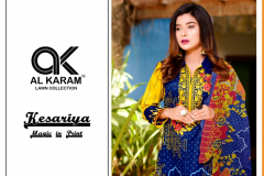 Kesariya Magic Print Al Kram Vol 02 Pure Lawn Collection Design 2001 to 2010 10