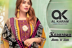 Kesariya Magic Print Al Kram Vol 02 Pure Lawn Collection Design 2001 to 2010 5