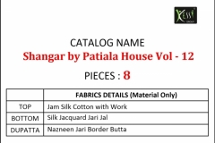 Kessi Fabrics Shangar Patiala Vol -12 9