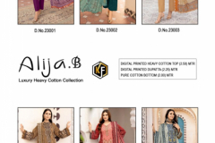Keval Fab Alija.B Vol 23 Luxury Heavy Cotton Pakistani Salwar Suits Collection Design 23001 to 23006 Series (2)