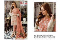Khayyira Suits Rose Craft Vol 01 Georgette Heavy Embroidery Pakisthani Suits 1076-A to 1076-F Series (2)