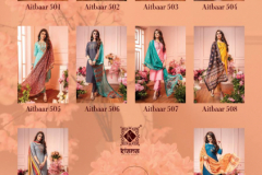 Kiana House Of Fashion Aitbaar Vol 05 Chanderi Silk Kurti With Bottom Design 501-510 Series (11)