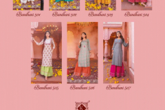 Kiana House of Fashion Bandhani Vol 05 Rayon Kurti With Sharara Collection Design 501 to 507 Series (17)