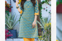 Kiana House Of Fashion Fitoor Reyon Cotton Kurti With Bottom Design 01 to 10 Series (10)