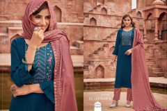 Kivi By Kajree Zubeda Kurti With Bottom & Dupatta Colection Design 13572 to 13577 Series (5)