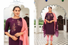 Kivi Rajwadi Silk Kurti With Bottom & Dupatta Design 12801 to 12806 Series (3)