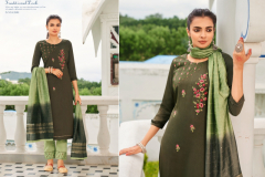 Kivi Rajwadi Silk Kurti With Bottom & Dupatta Design 12801 to 12806 Series (9)