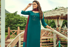 Koodee Mayra 1 Rayon Kurti With Bottom & Dupatta Design 1001 to 1006 Series (10)