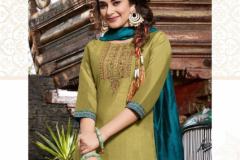 Koodee Rahi Vol 03 Pure Viscose Slub Kurti Sharara With Dupatta Collection Design 6085 to 6090 Series (8)