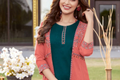 Koodee Sarah Kurti With Shrug Festival Collection Design 1001 to 1004 Series (10)