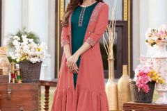 Koodee Sarah Kurti With Shrug Festival Collection Design 1001 to 1004 Series (11)