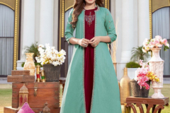 Koodee Sarah Kurti With Shrug Festival Collection Design 1001 to 1004 Series (5)