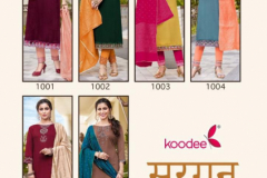 Koodee Sargun 1 Cotton Kurti With Bottom & Dupatta Collection Design 1001 to 1006 Series (10)