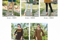 Koodee Videshi Vol 04 Heavy Reyon Kurti Design 1021 to 1025 (2)