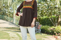 Koodee Videshi Vol 04 Heavy Reyon Kurti Design 1021 to 1025 (6)