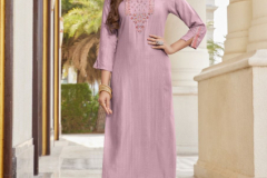 Koodee Zavia 1 Viscose Stripe Straight Kurti Collection Design Design 1001 to 1004 Series (11)