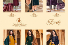Ladies Flavour Aarohi Vol 07 Chinon Kurti With Bottom & Dupatta Collection Design 1001 to 1006 Series (5)