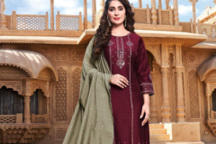 Ladies Flavour Aarohi Vol 07 Chinon Kurti With Bottom & Dupatta Collection Design 1001 to 1006 Series (9)