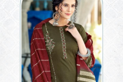 Ladies Flavour Aarohi Vol 8 Chinon Kurti With Pant & Bottom & Dupatta Collection Design 8001 to 8006 Series (2)